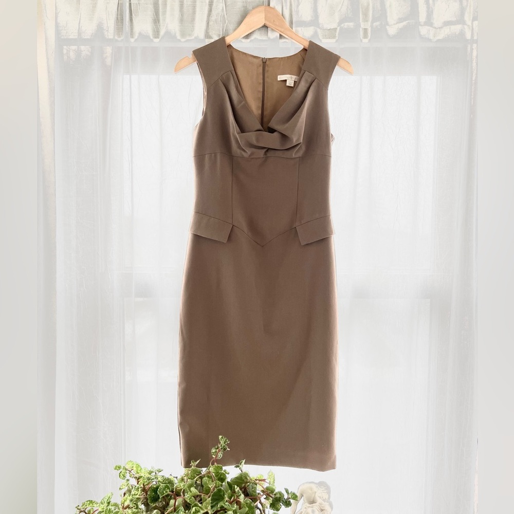 Boston Proper Taupe Dress